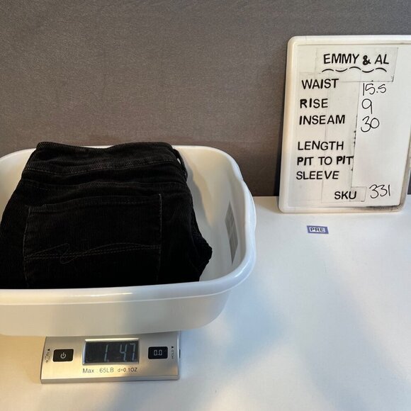 Silver Jeans Womens Corduroy Bootcut Pants Size 31 Black Classic Neutral - Picture 13 of 13